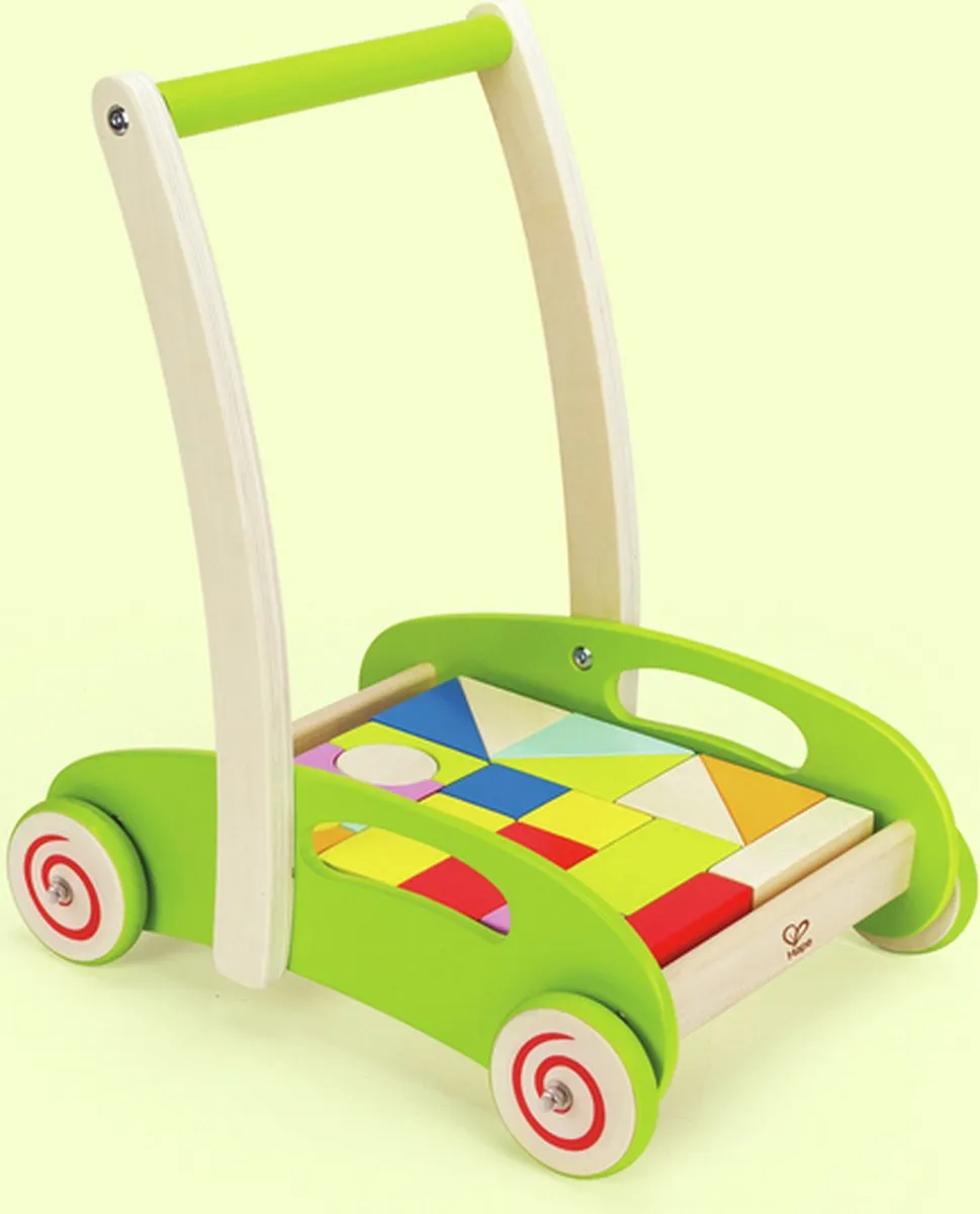 Hape Bau-Wagen 3 Wielen - Veelkleurig