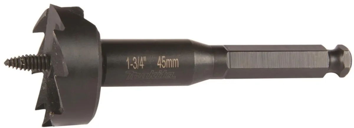 Makita Zelfintrekkende Houtboor 45mm - 45x127mm