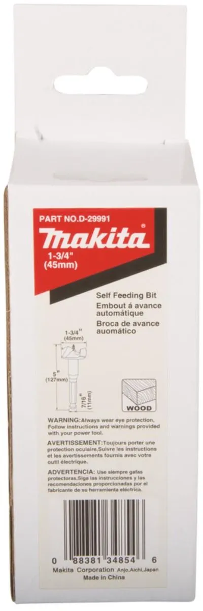 Makita Zelfintrekkende Houtboor 45mm - 45x127mm