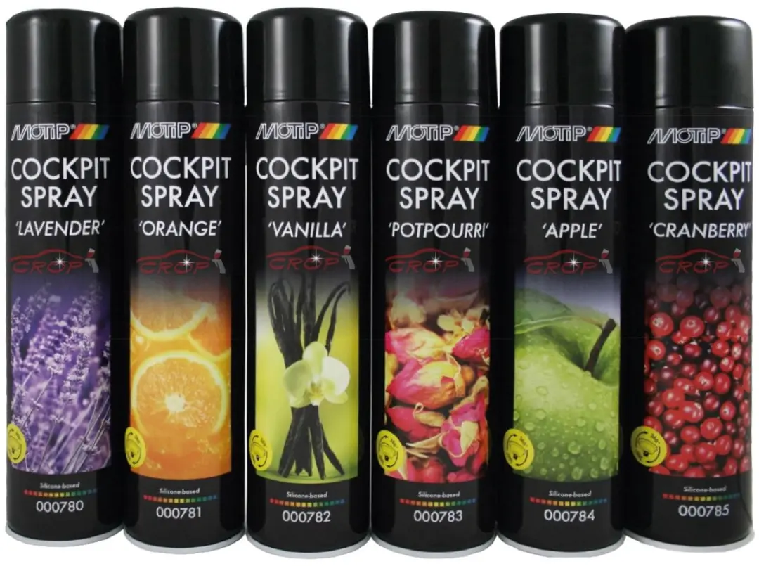 Motip Car Care Black Cockpitspray Hoogglans 600ml - Appel
