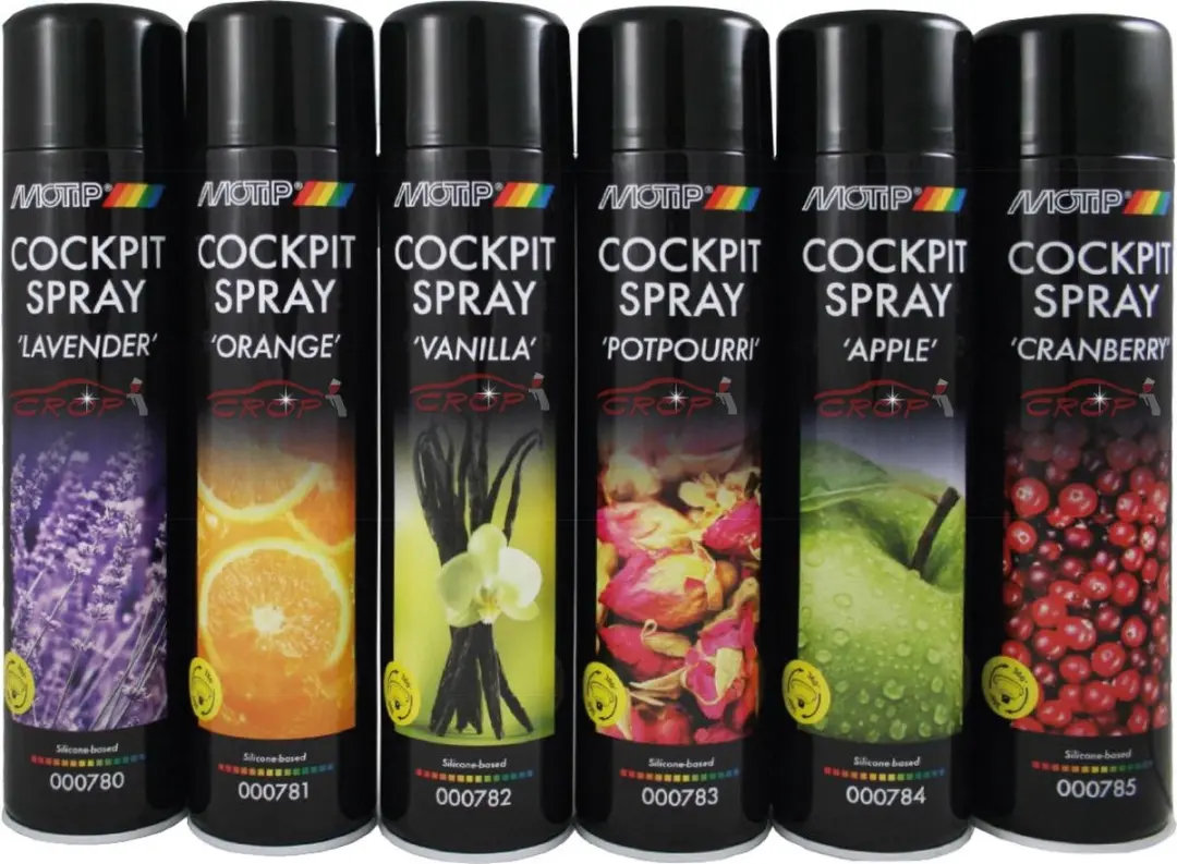 Motip Car Care Black Cockpitspray Hoogglans 600ml - Appel