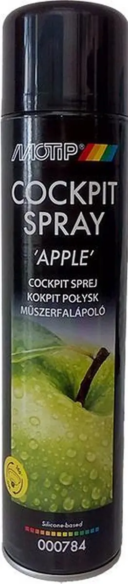 Motip Car Care Black Cockpitspray Hoogglans 600ml - Appel