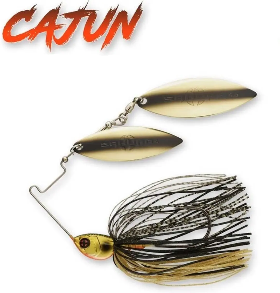 Sakura Cajun Spinnerbait 3/8oz - Hot Chartreuse
