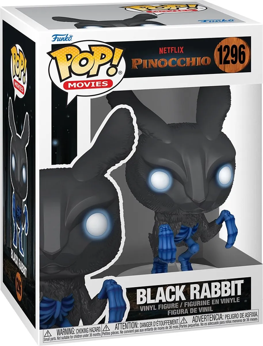 Funko POP! Pinocchio Black Rabbit Disney Verzamelfiguur 9cm - Multicolours