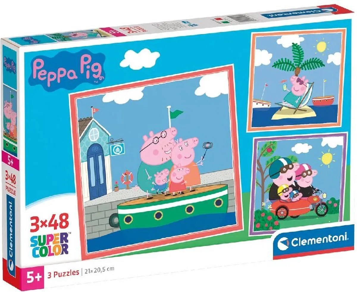 Clementoni Peppa Pig Puzzel 348 Stuks - Multicolor