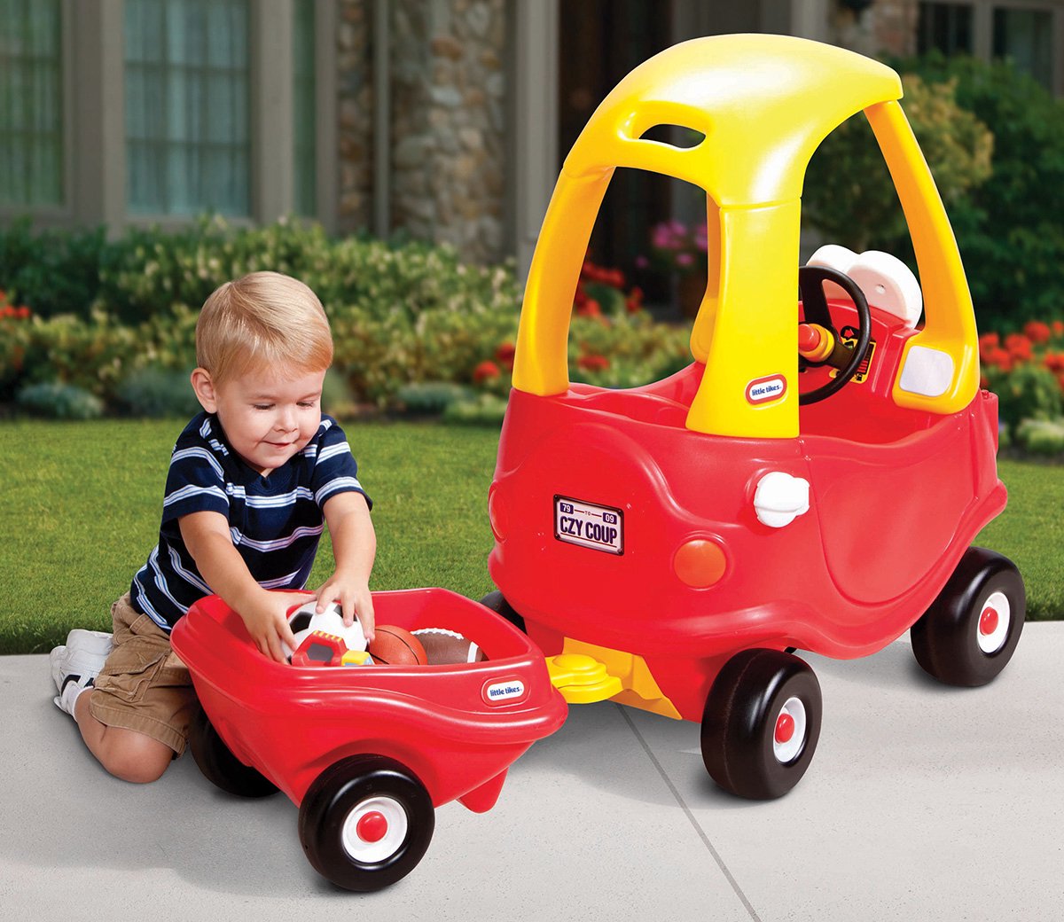 Little Tikes Cozy Coupe Aanhangwagen - Rood