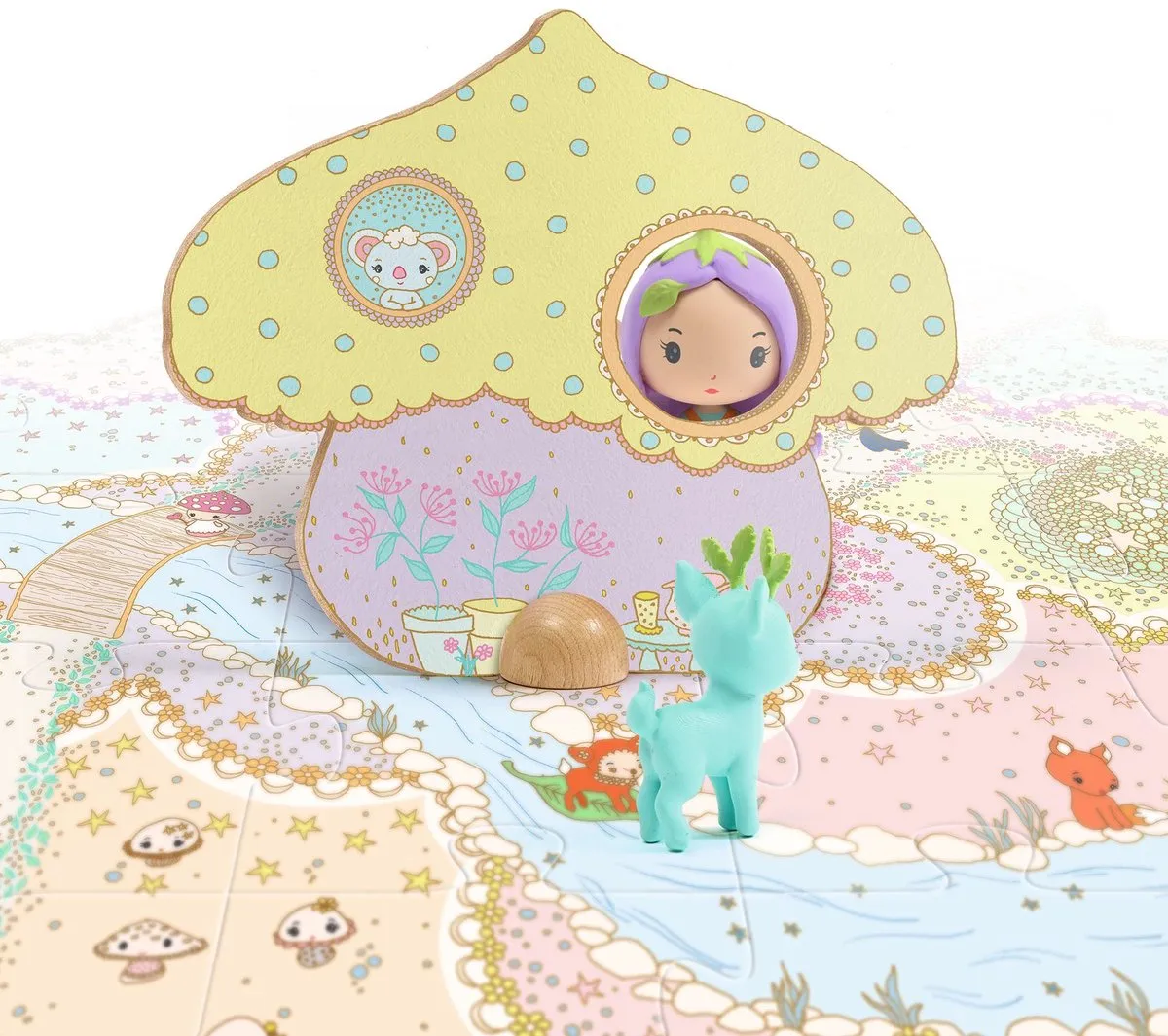 Djeco Tinyly Puzzl'Up Lily Puzzel