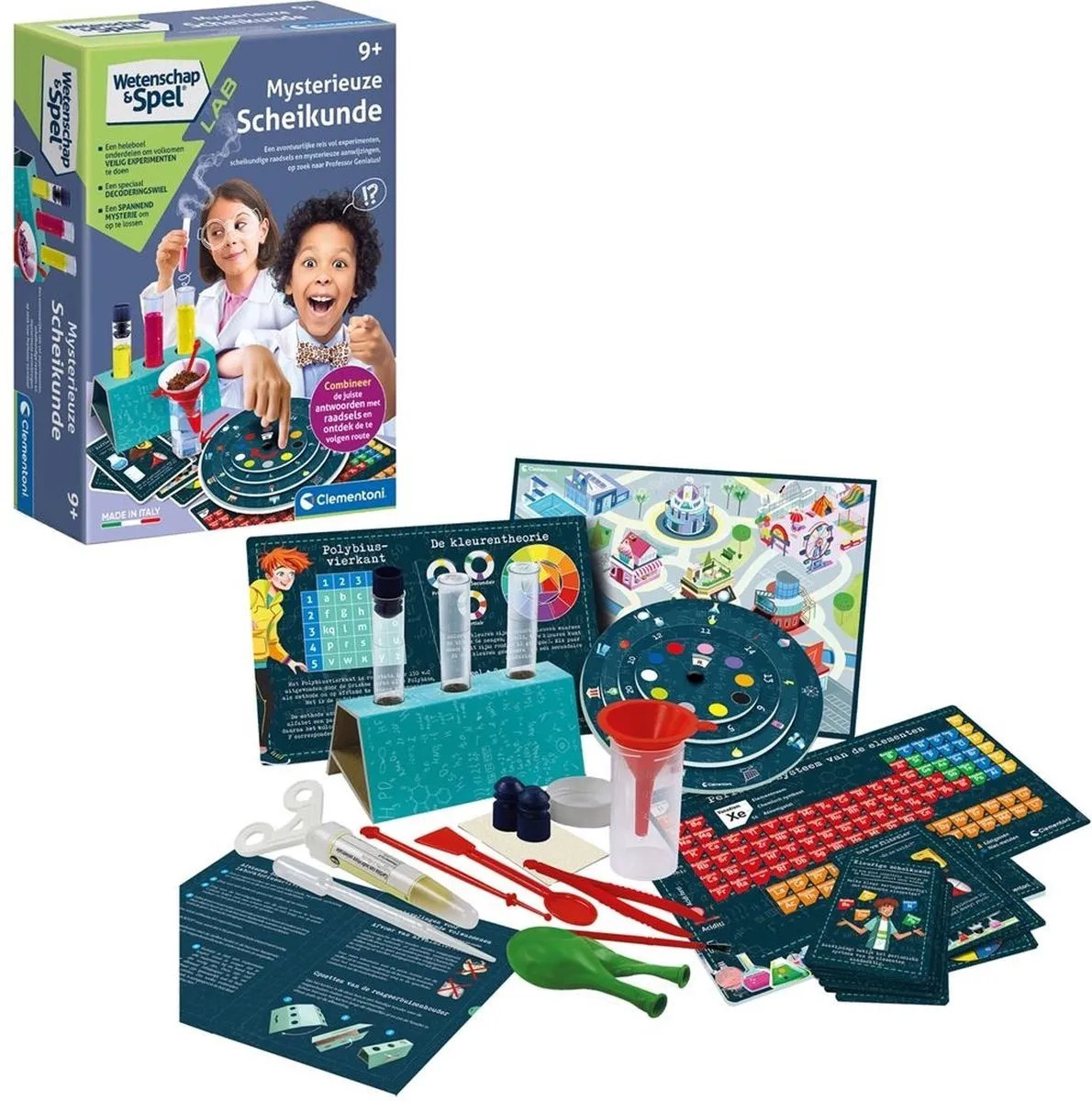 Clementoni Mysterieuze Scheikunde Experimenteerdoos 56012 - 8+ Jaar