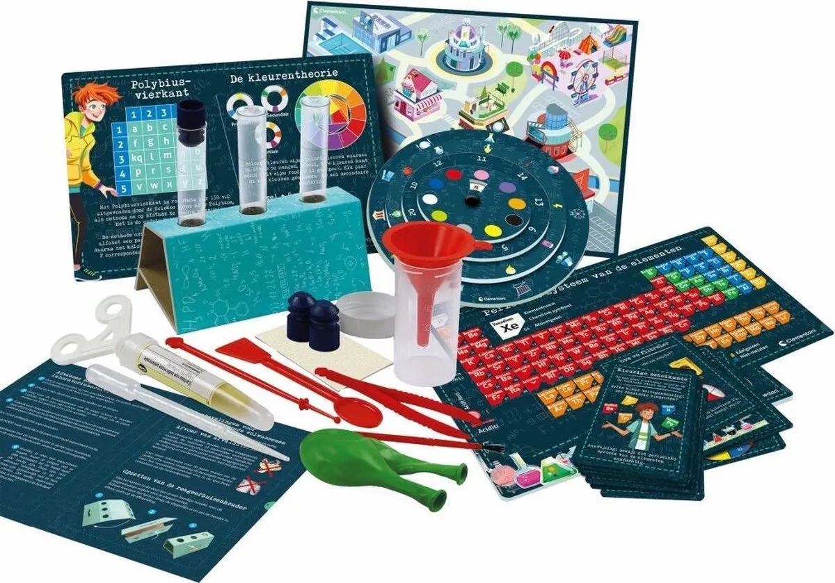 Clementoni Mysterieuze Scheikunde Experimenteerdoos 56012 - 8+ Jaar