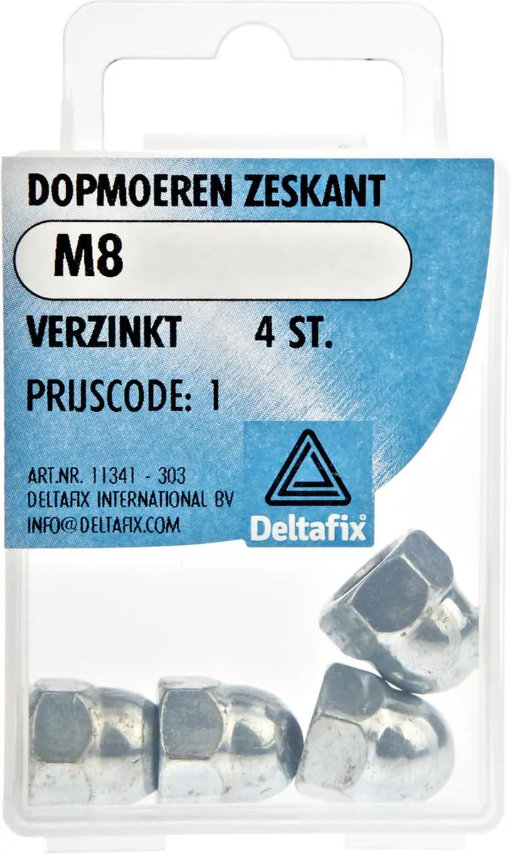 Deltafix Dopmoeren M8 Verzinkt - 4 Stuks