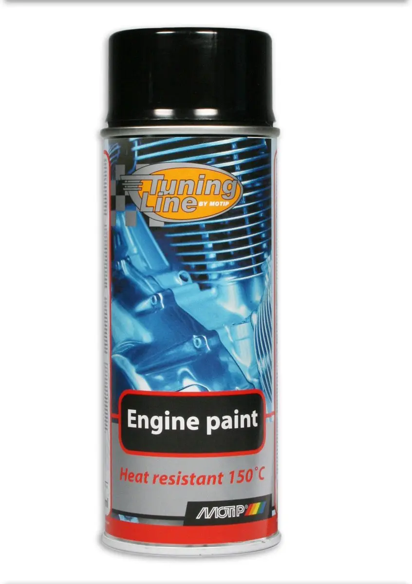 Motip Engine Paint Spuitbus 400ml - Zwart - afbeelding 6 van 6