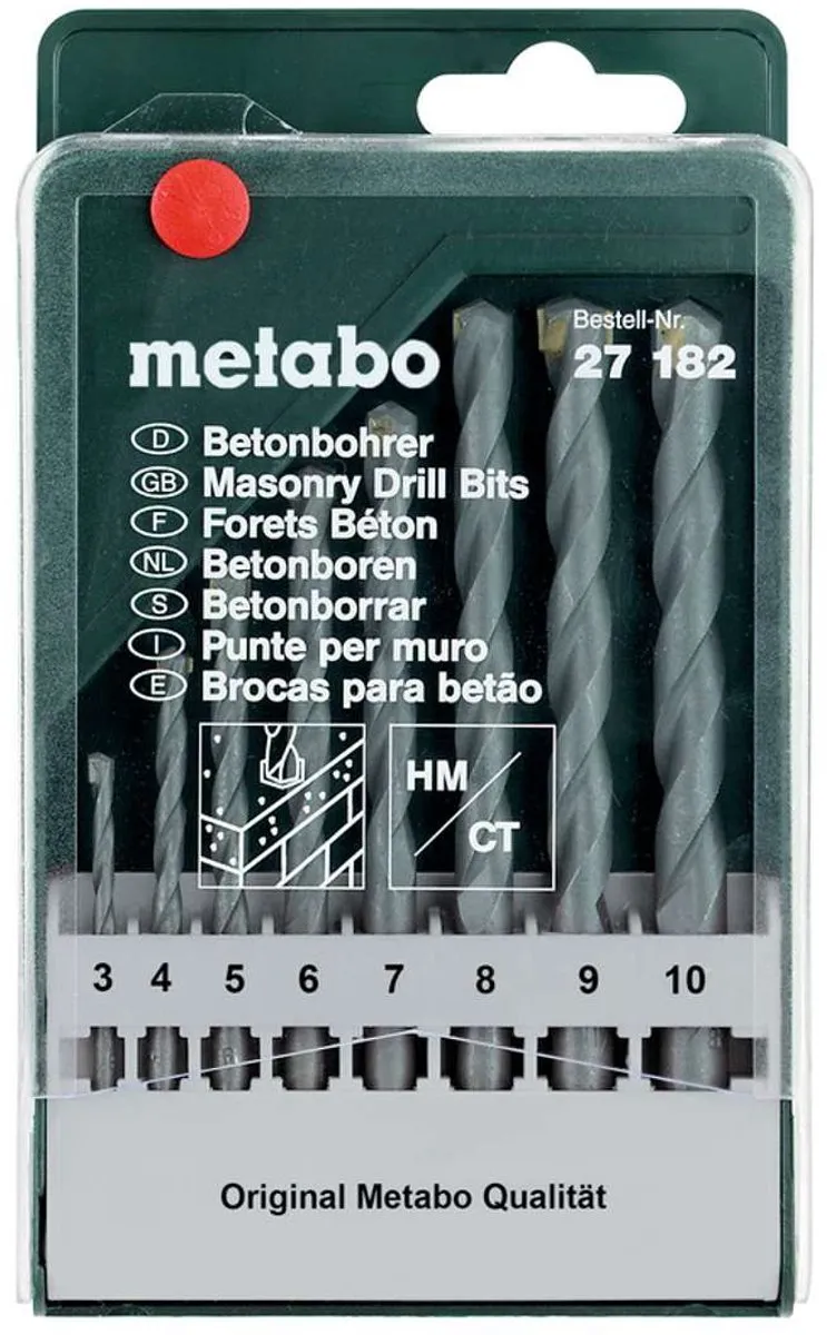 Metabo 8-delige Betonborenset