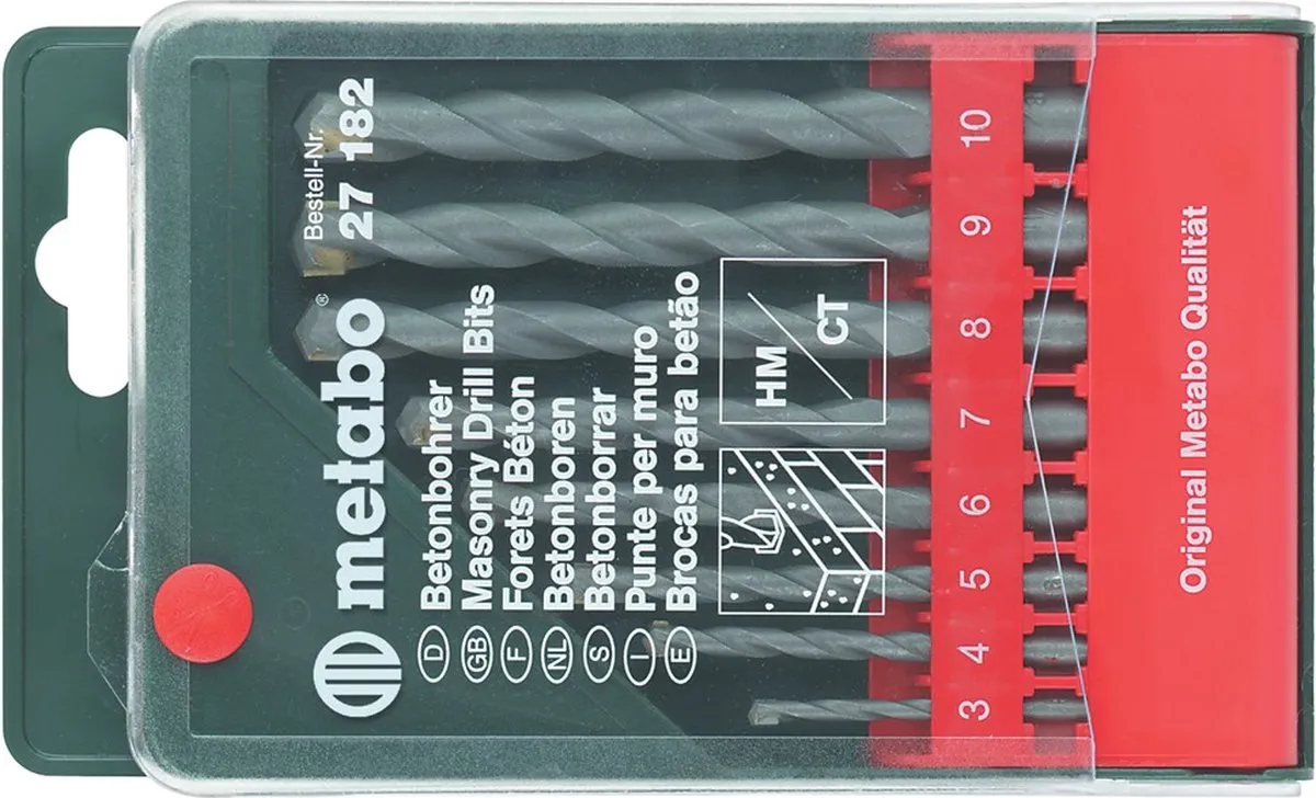 Metabo 8-delige Betonborenset