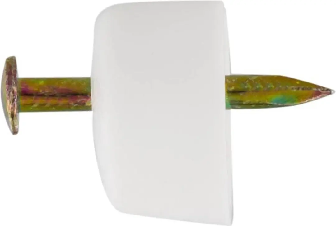 STARX Kastplankdrager met nagel - 24 Stuks Wit