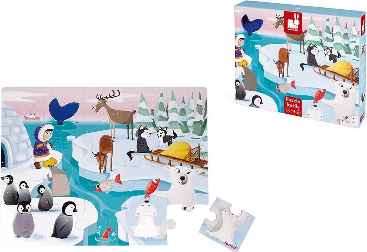 Janod Voelpuzzel Het Leven Op De IJsschots 20-delig