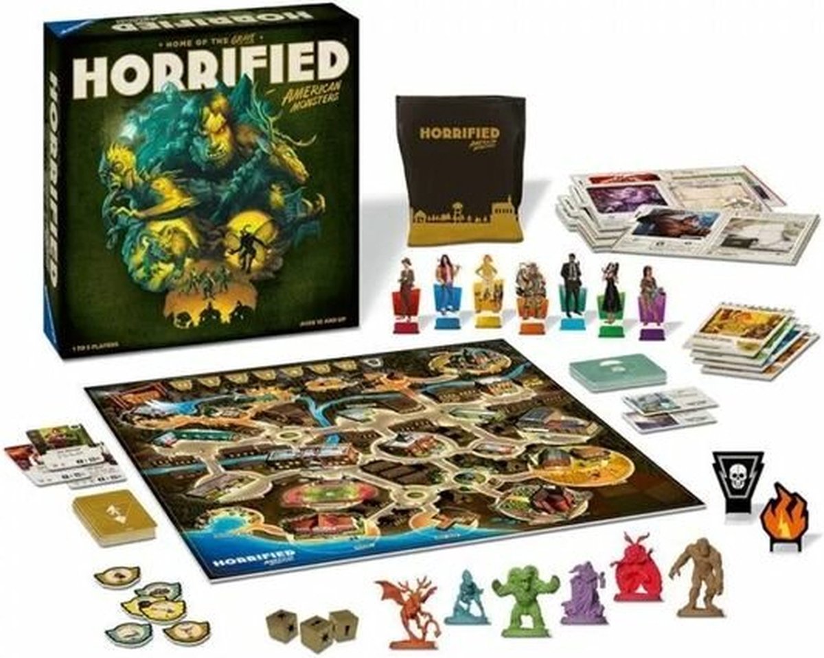 Ravensburger Horrified: American Monsters - Bordspel