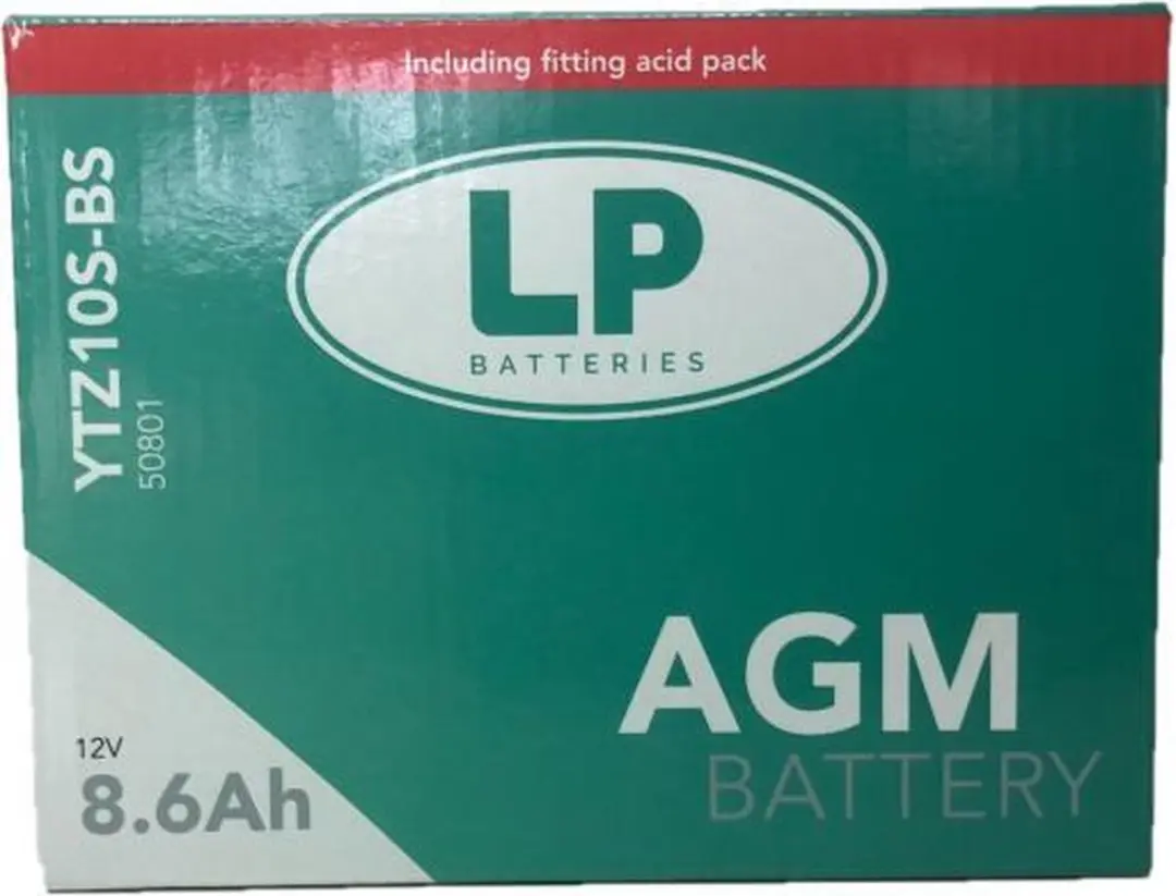 Landport AGM Accu 12V YTZ10S-BS - 8,6Ah