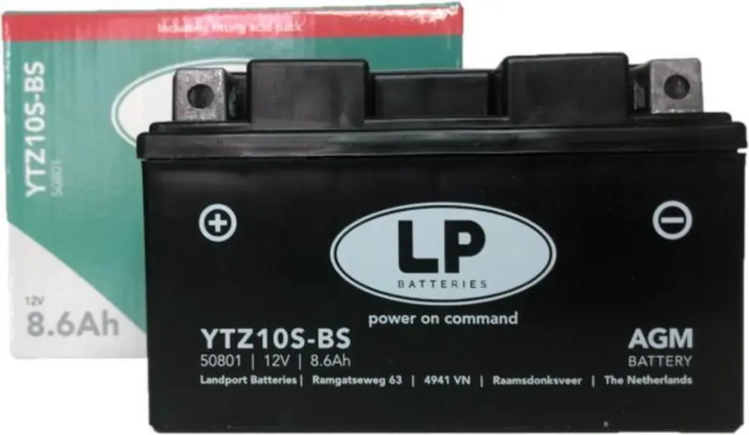 Landport AGM Accu 12V YTZ10S-BS