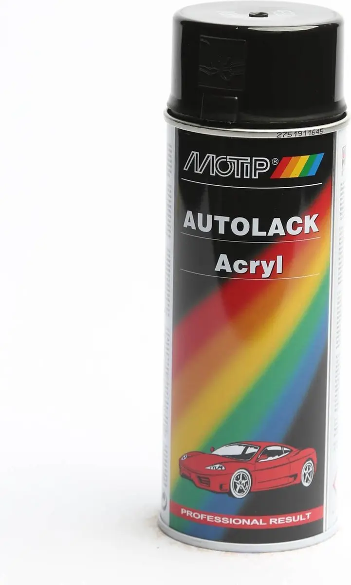 Motip Autolak Spuitbus Zwart 400ml
