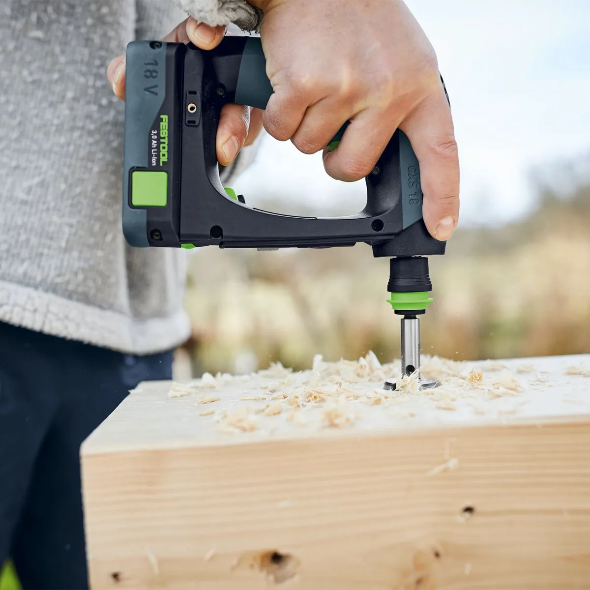 Festool CXS 18 C 3,0-Plus Accu Schroefboormachine 18V - 2x Accu 3,0Ah