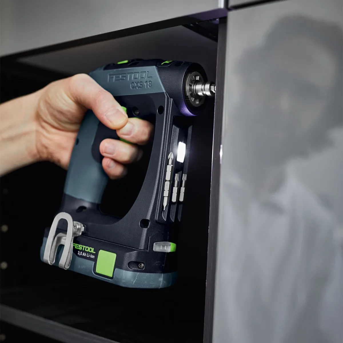 Festool CXS 18 C 3,0-Plus Accu Schroefboormachine 18V - 2x Accu 3,0Ah