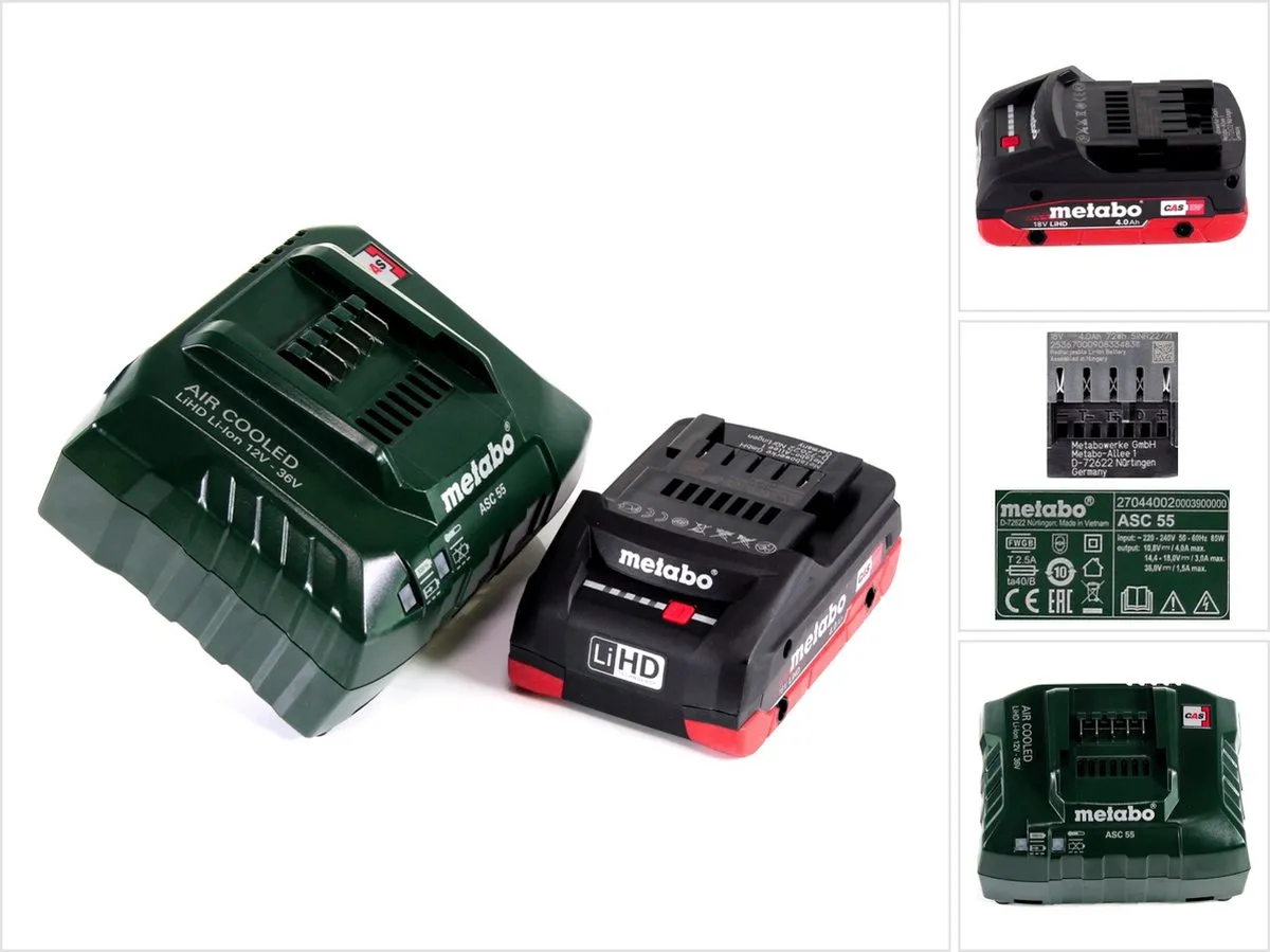 Metabo 18V LiHD Accu Basisset 4,0Ah