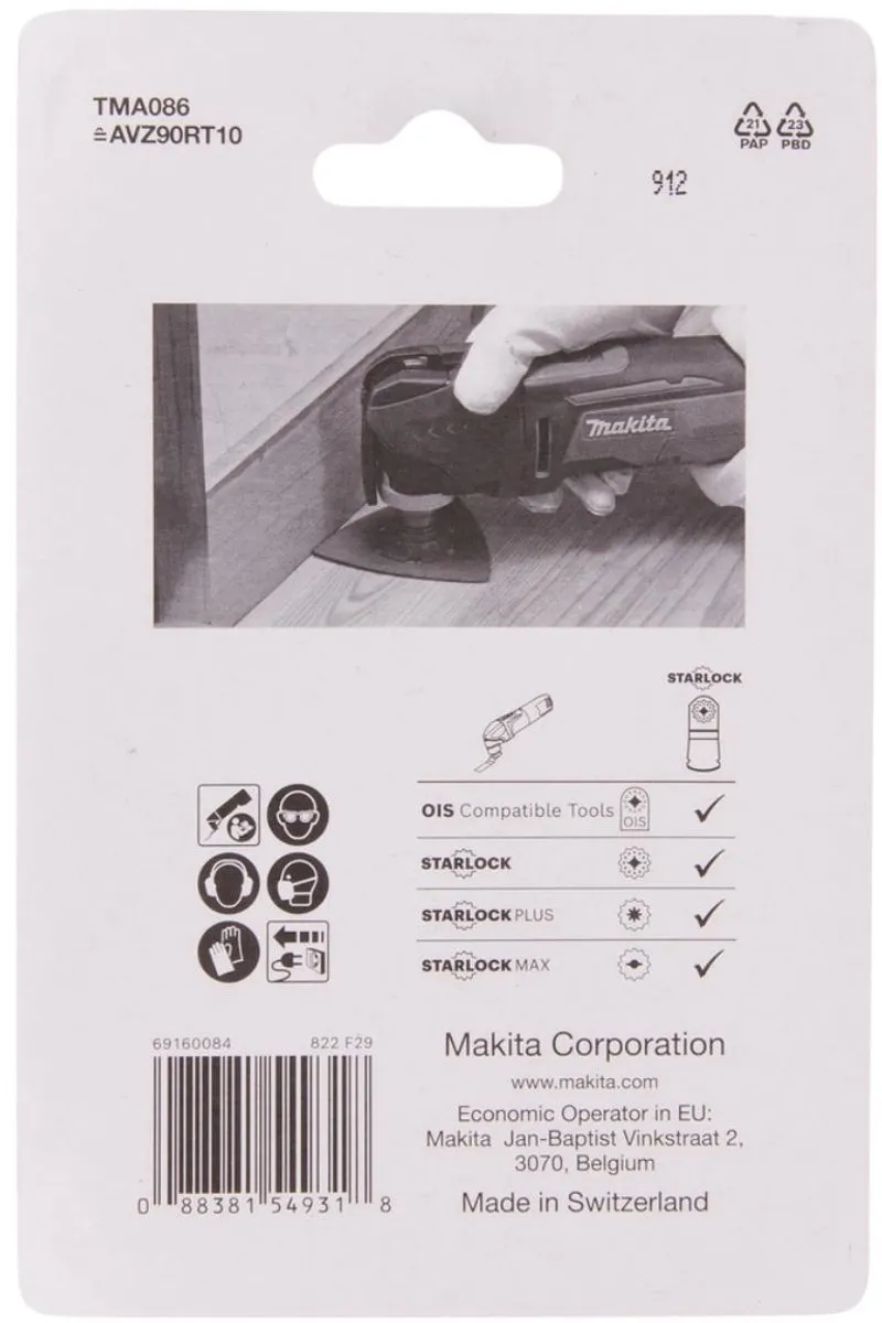Makita HM Delta Plaat 90 TMA086 - Oscillerend Multitool - B-69820
