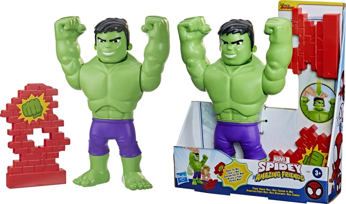 Hasbro Spider-Man Hulk Power Smash - Groen
