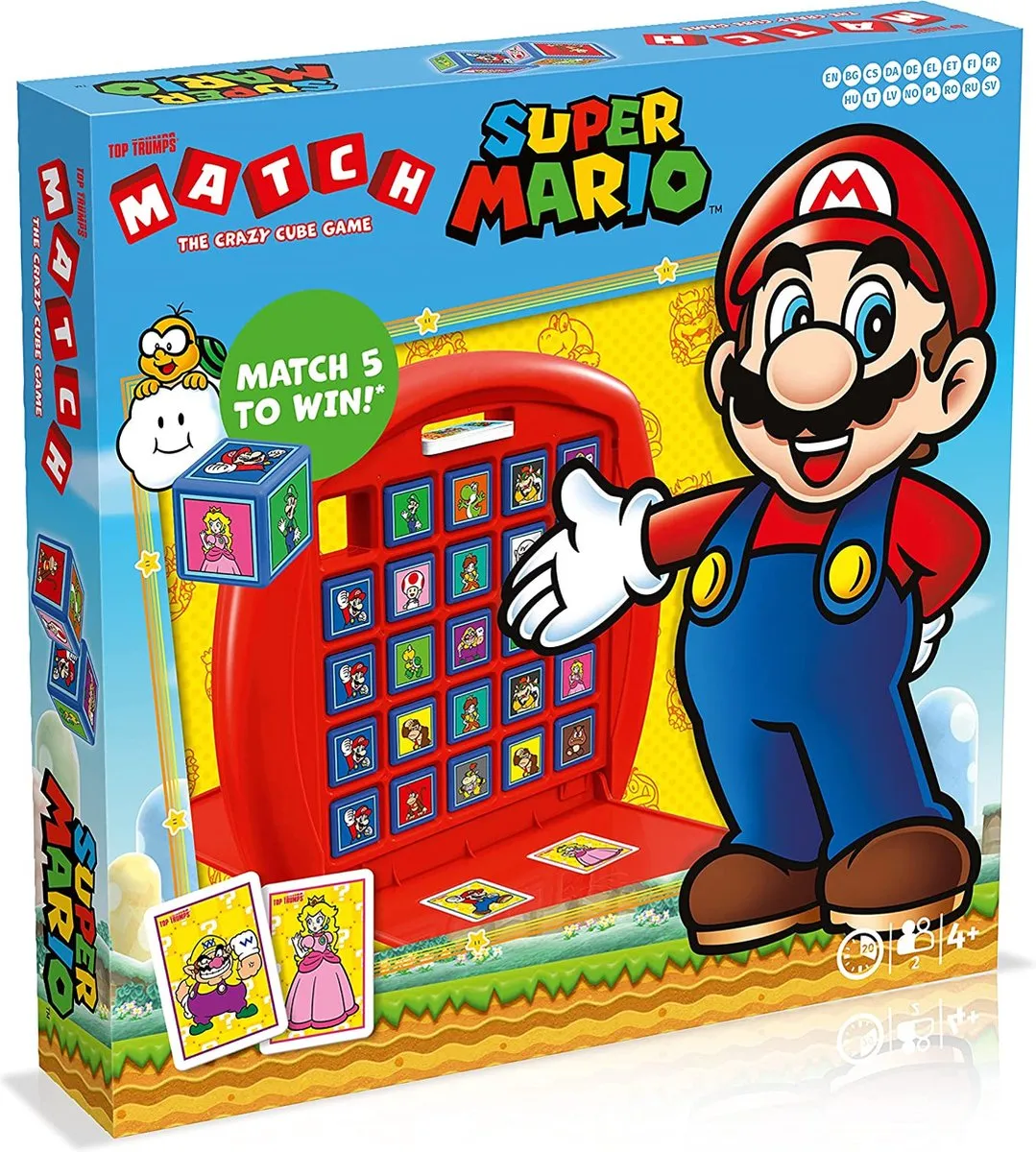 Winning Moves Super Mario Match 5-op-rij - 2 Spelers