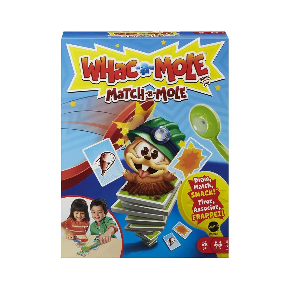 Mattel Whack-A-Mole Match A Mole Kaartspel