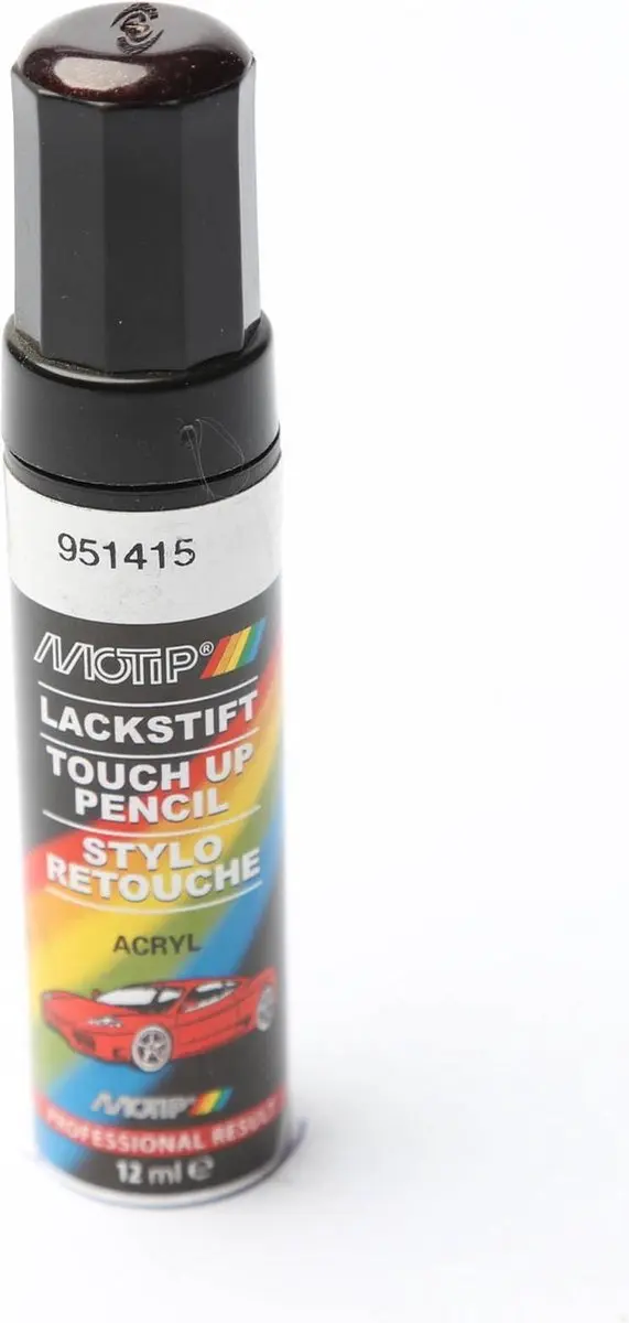 Motip 951415 Auto Lakstift Rood Metallic 12ml