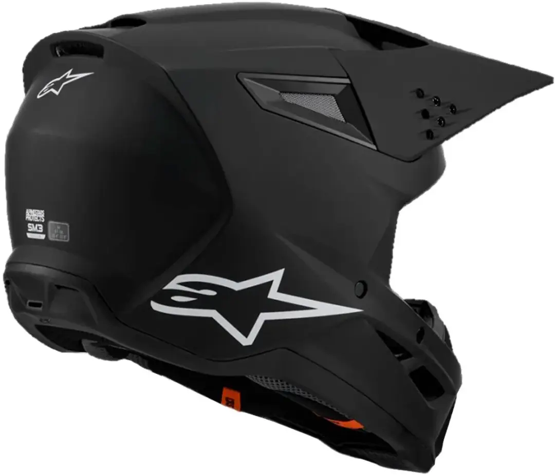 Alpinestars S-M3 Crosshelm - Maat S - Mat Zwart