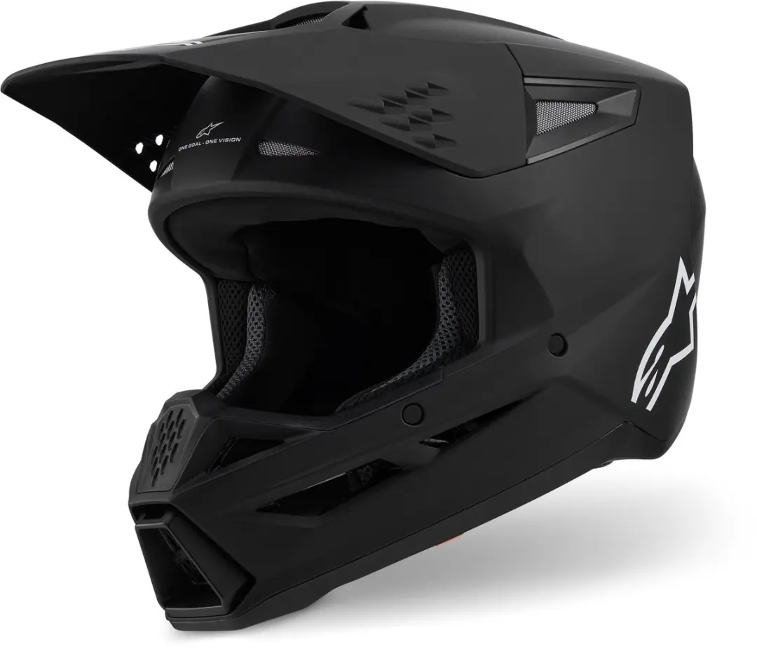 Alpinestars S-M3 Crosshelm - Maat S - Mat Zwart