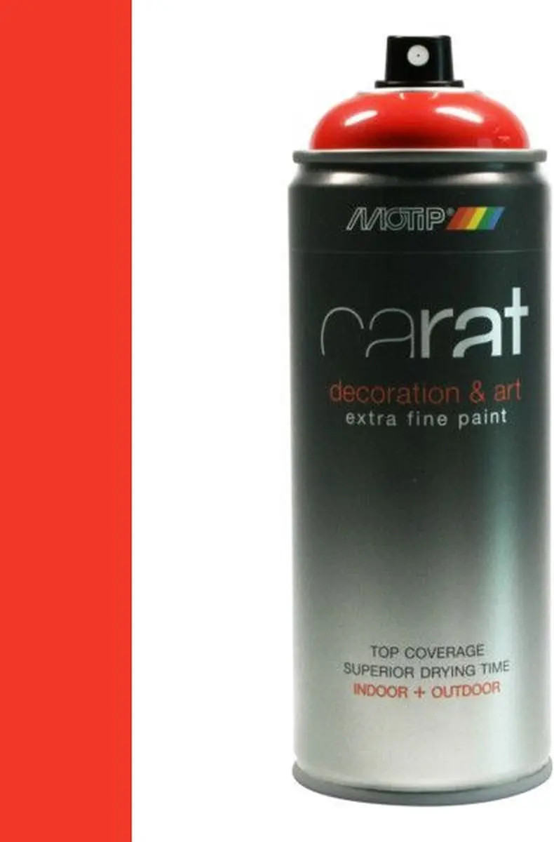 Motip Carat 400ml Spuitbus - Flame Red