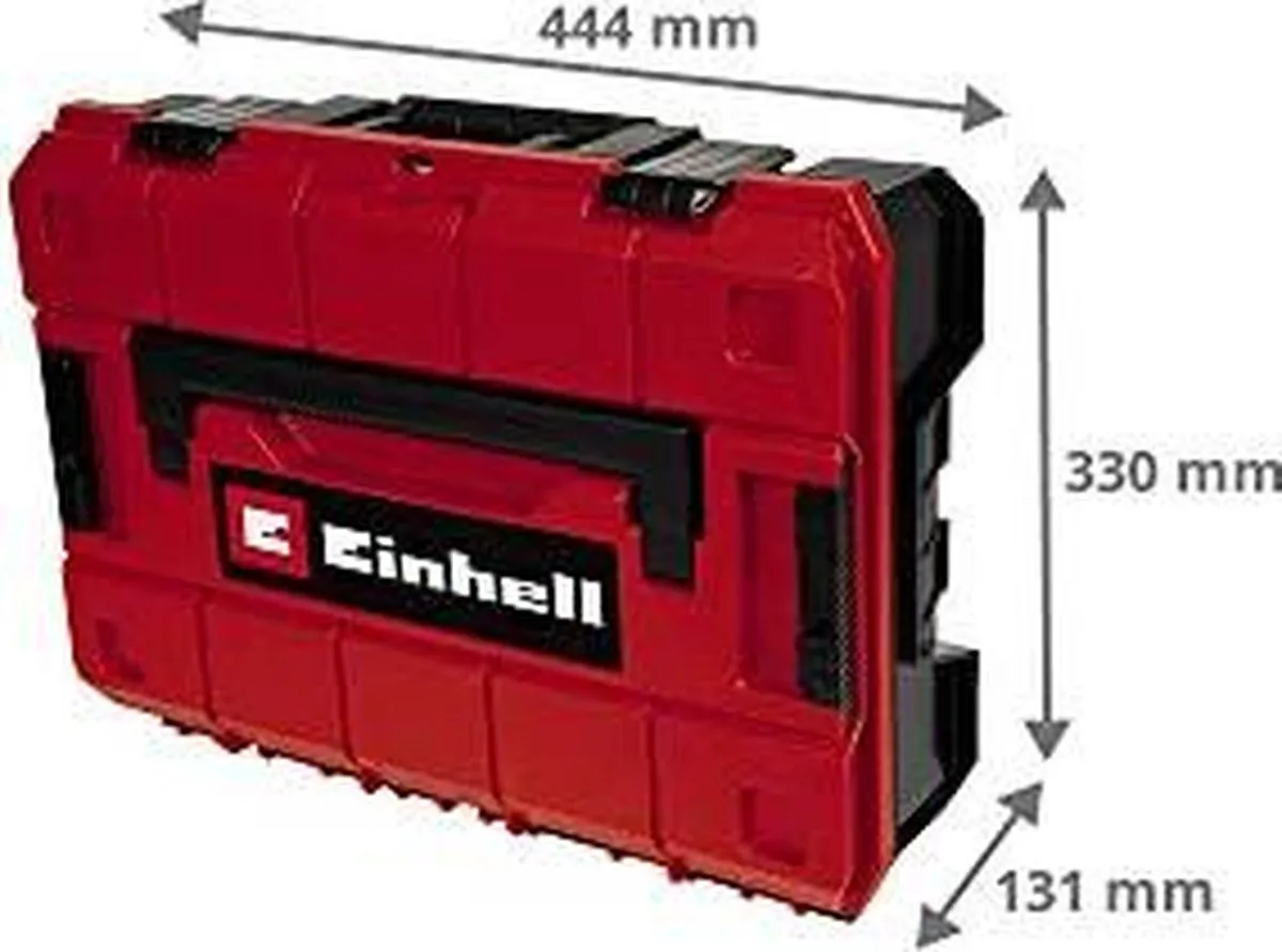 Einhell E-Case S-F 4540011 Systeemkoffer - 25kg - Rood/Zwart