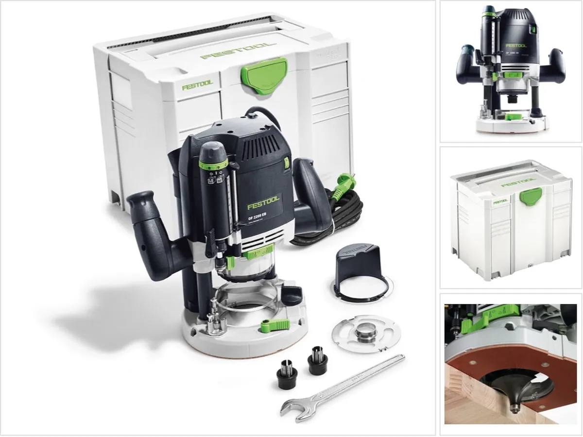 Festool OF 2200 EB-Plus Slijpschijfmachine 2200W - Grijs/Zwart