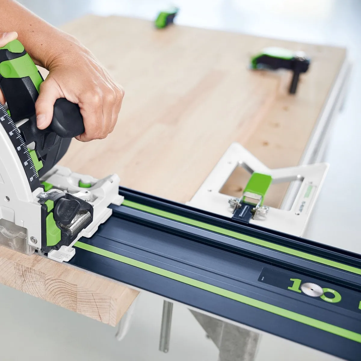 Festool FS 1400/2 BL Geleiderail 1400mm - Blauw