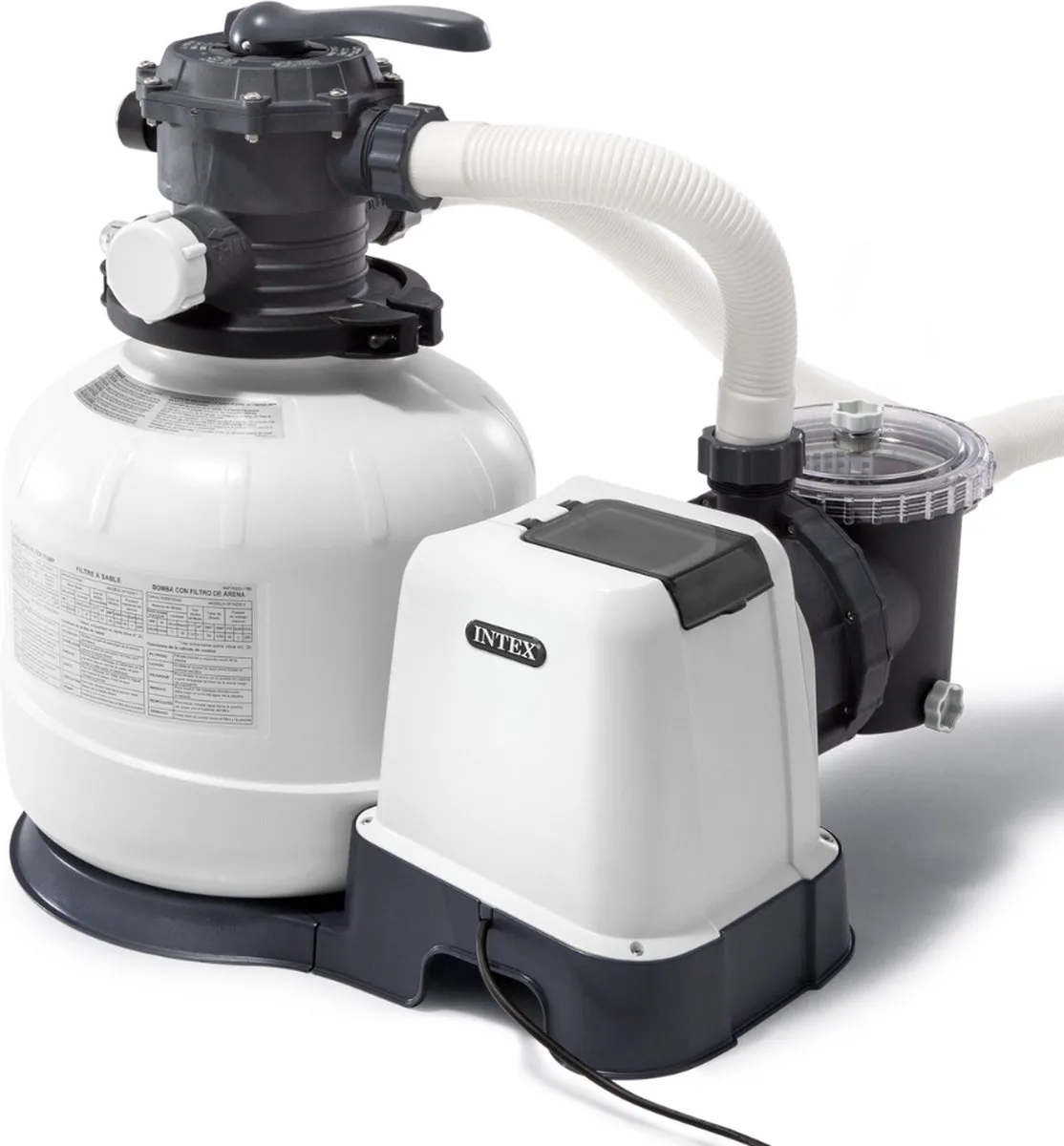 Intex 26648GS Zandfilterpomp SX2800 - 8000L/u - 25kg (3x) & Teststrips