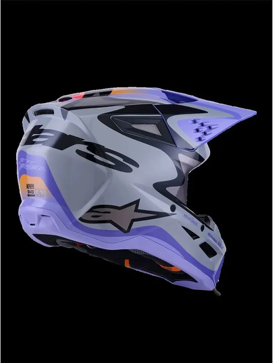 Alpinestars S-M3 Jettson Crosshelm - L Grijs