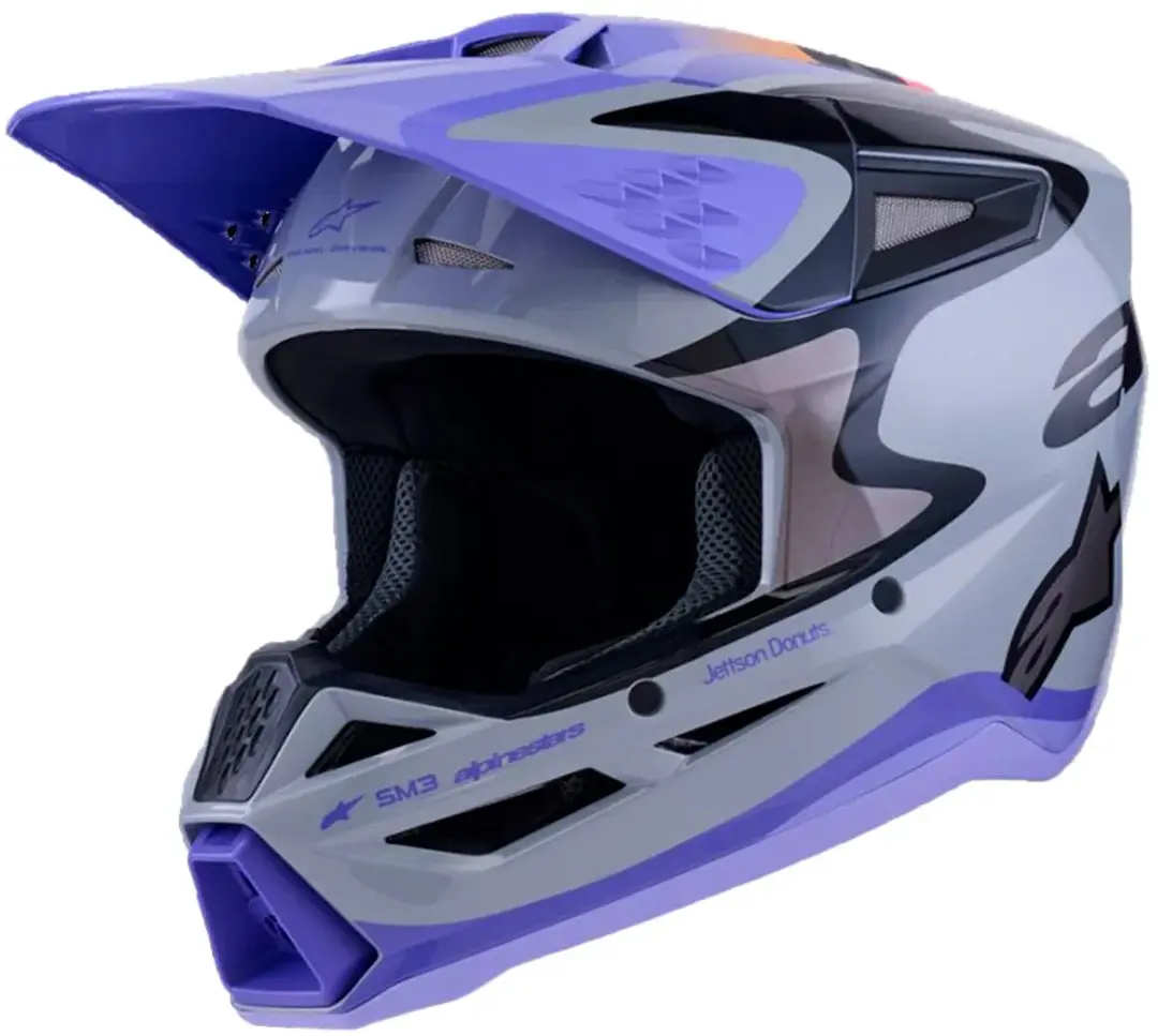 Alpinestars S-M3 Jettson Crosshelm - L Grijs