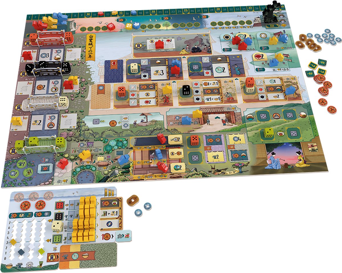 999 Games - Het Witte Kasteel van Himeji: Matcha - Uitbreiding - Maakt het origineel nog beter gebalanceerd