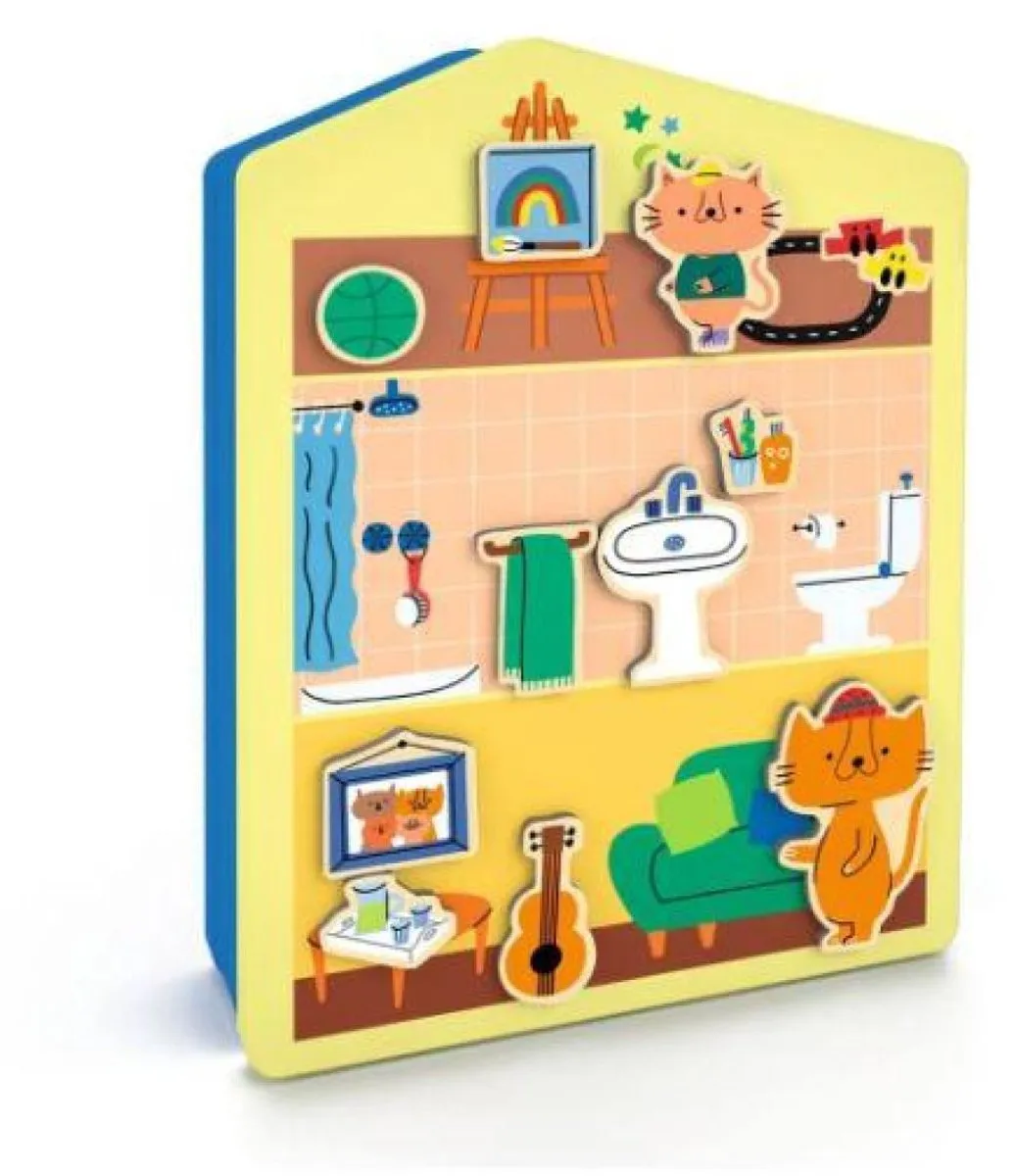 Djeco InZeHouse Magnetisch Spel DJ03089 - Multicolor - afbeelding 2 van 6