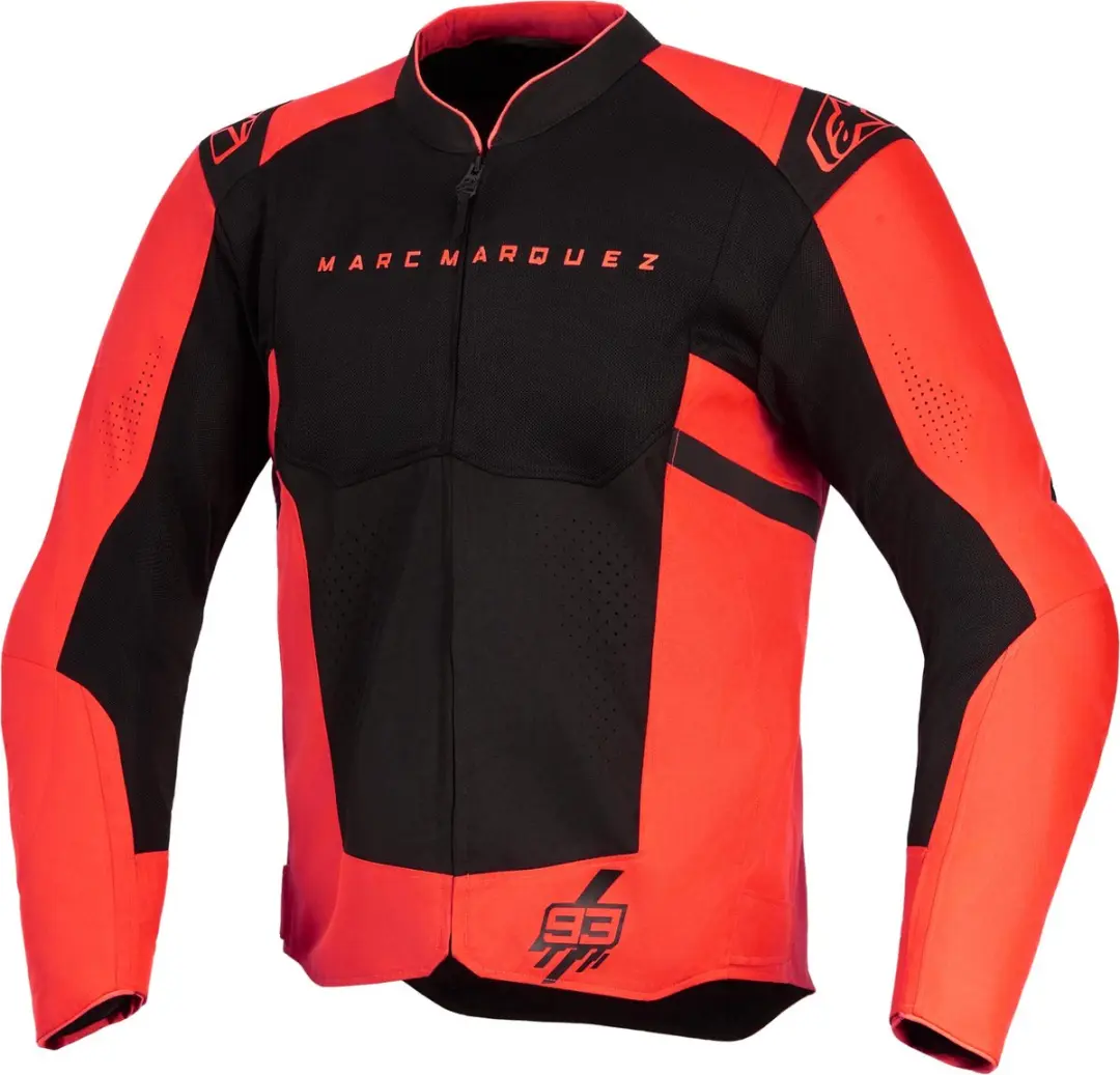 Alpinestars MM93 T-SPS Air V2 Motorfietsjas - Zwart/Rood S - afbeelding 5 van 6