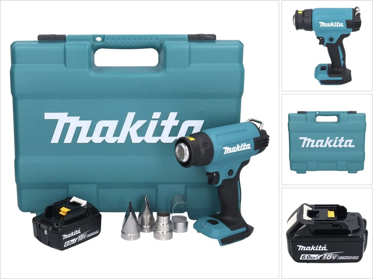 Makita DHG 181 G1K Accu-heteluchtpistool 18V