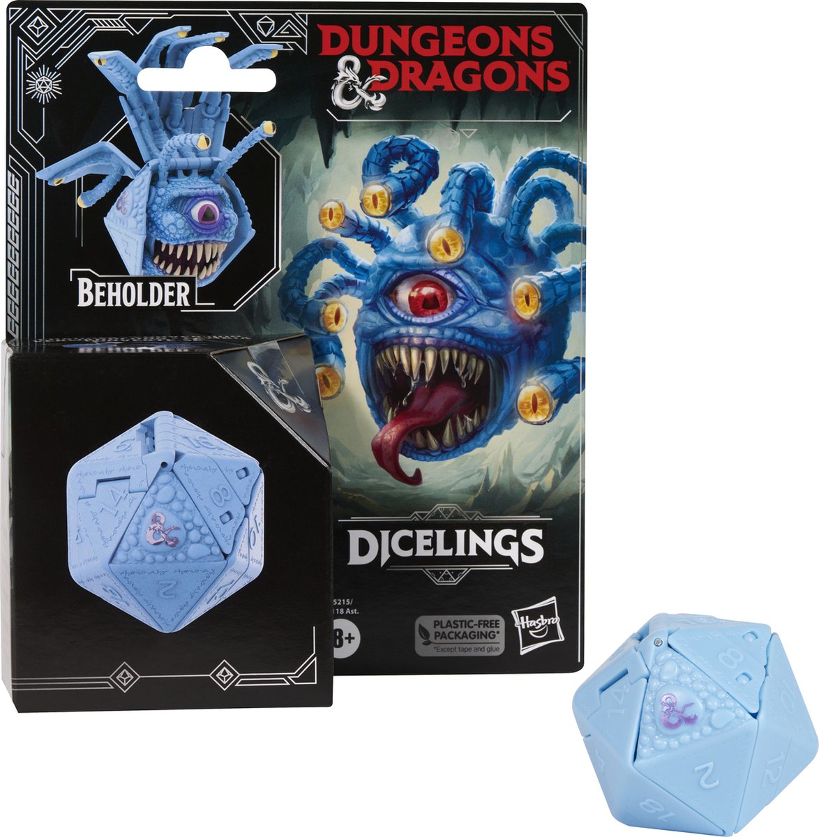 Hasbro Dungeons & Dragons - Honor Among Thieves Dicelings Blue Beholder Actiefiguur - Multicolours