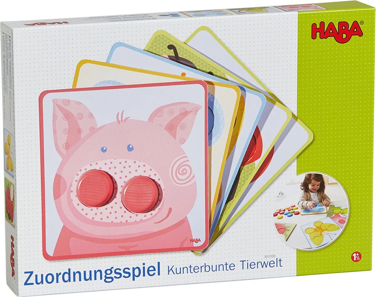 Haba Lernspielzeug Zuordnungsspiel 306488 - 17 Stuks - Multi