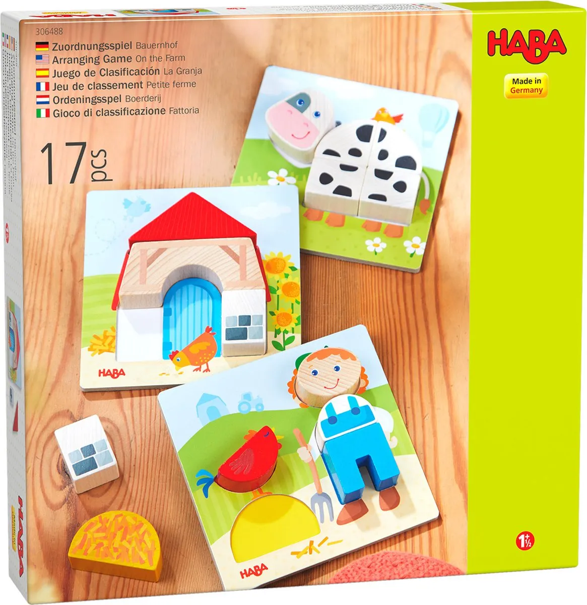 Haba Lernspielzeug Zuordnungsspiel 306488 - 17 Stuks - Multi