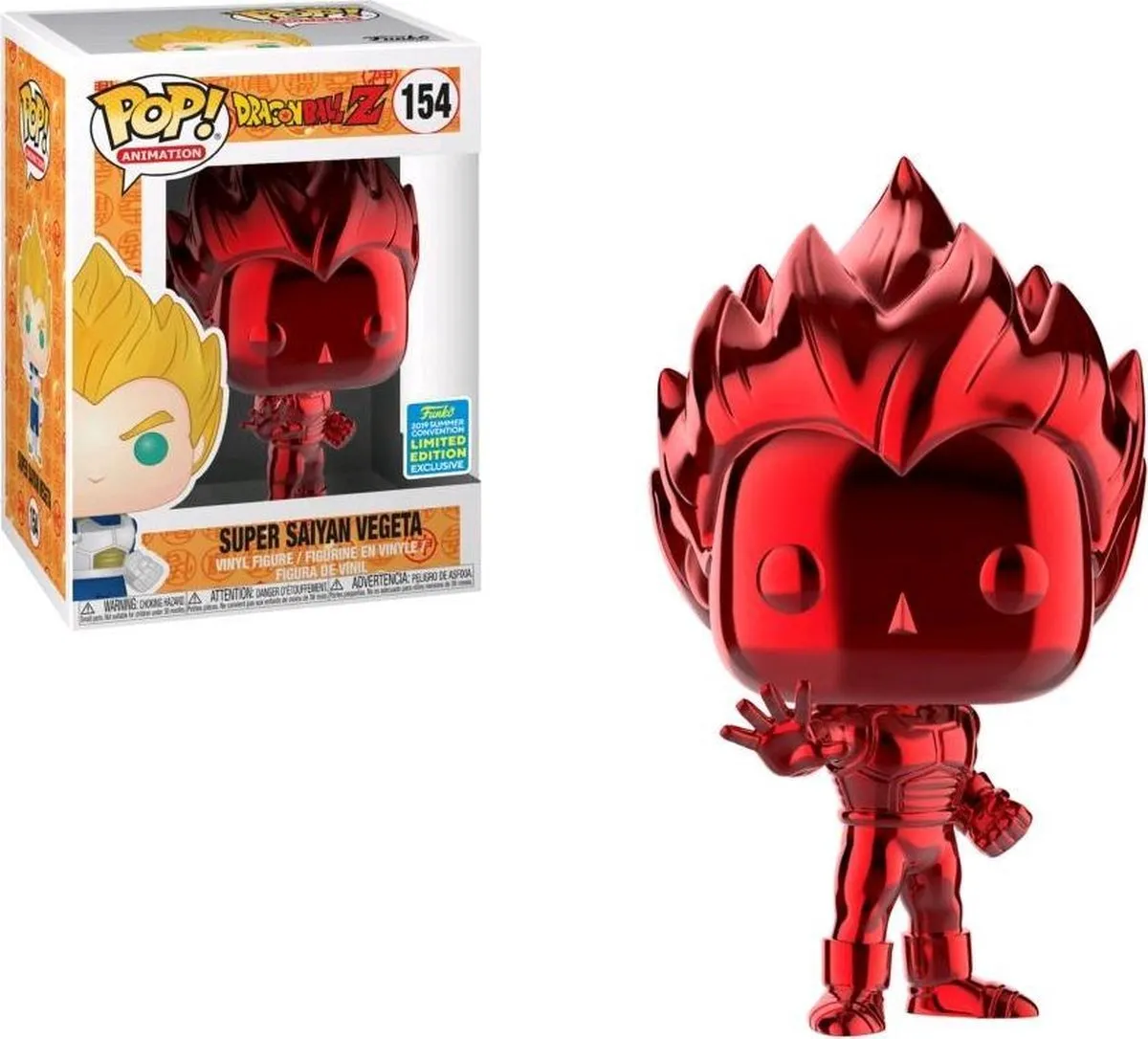 Funko POP! DragonBall Z Super Saiyan Vegeta #154