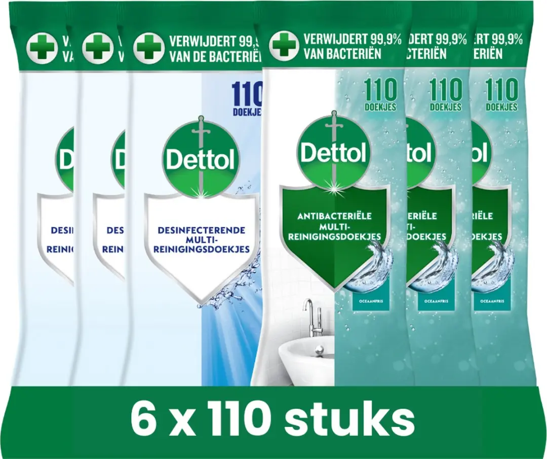 Dettol 660 Schoonmaakdoekjes