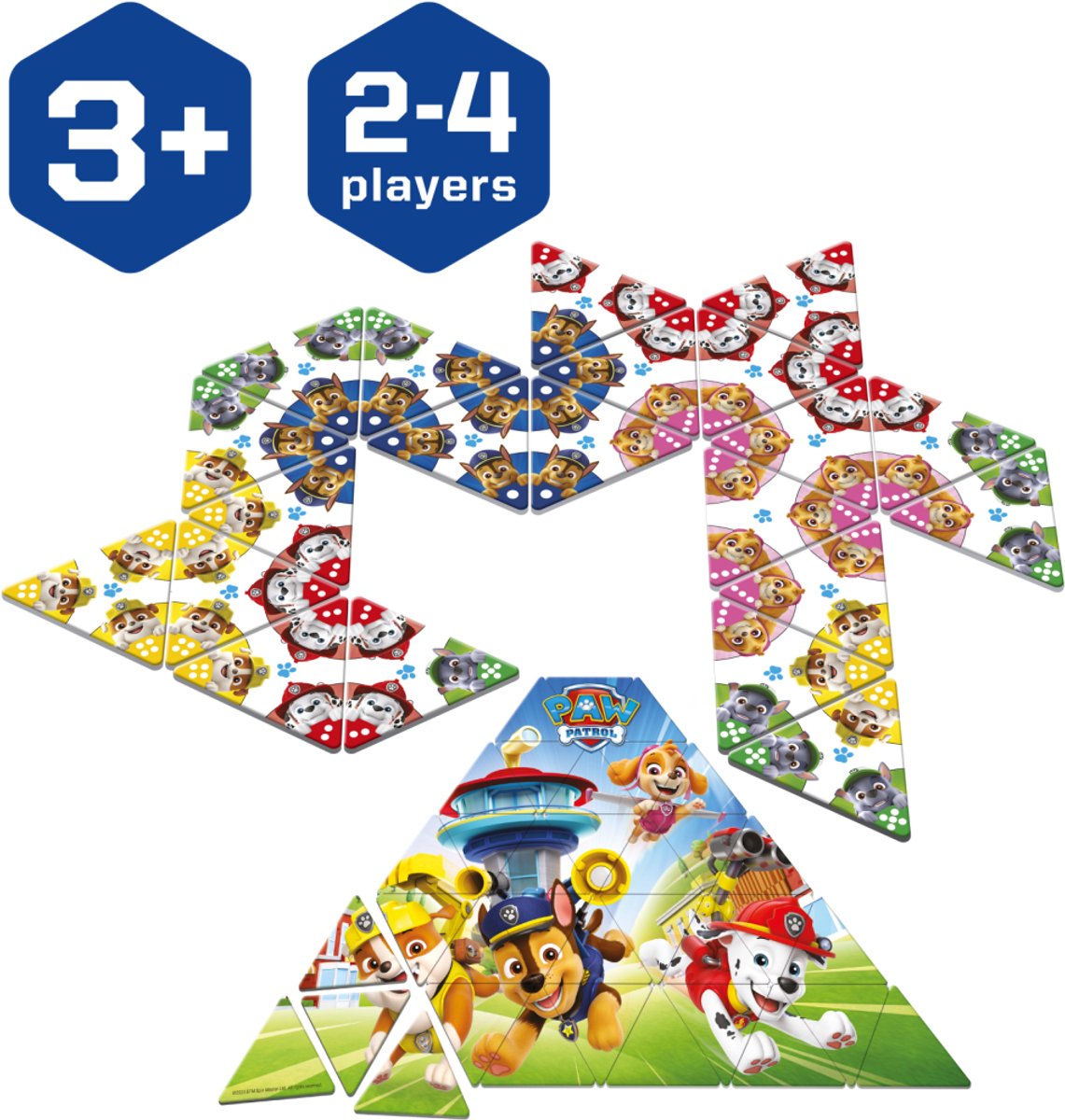 Goliath Triominos Junior Paw Patrol - Bordspel - Kinderspel - Speel Triominos met jouw favoriete Paw Patrol personage.